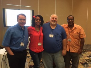 I met these awesome guys while at MAPCON. Pictured from left to right: Nelson Duffle, me, John Bukenas, Sr., and Stefan Roots. 